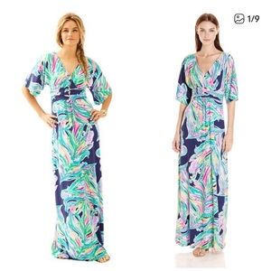 Lilly Pulitzer Parigi Maxi Dress - Don’t Leaf Me Hanging